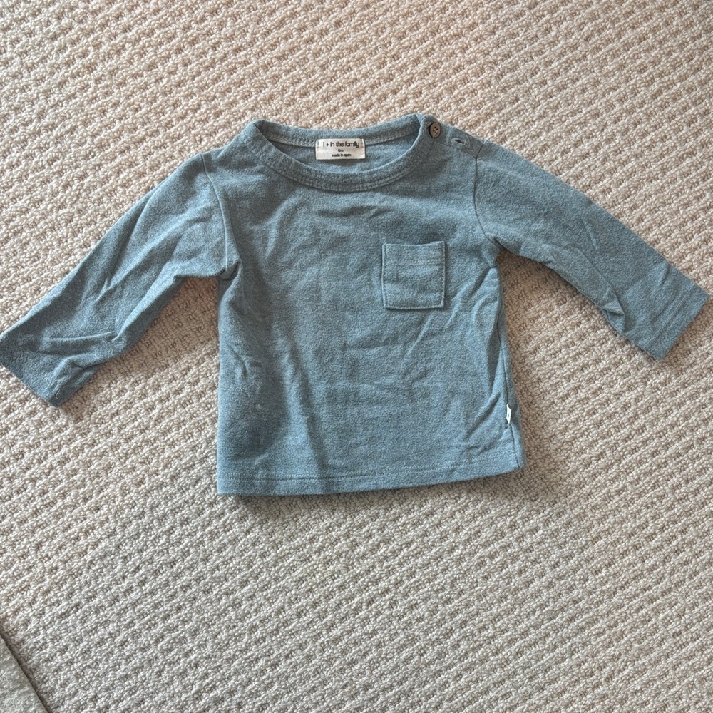 1+ in the Family Teal Kids Shirt